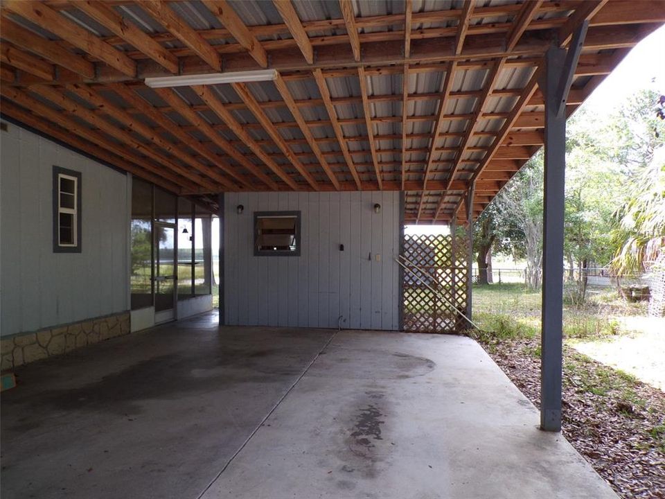 Carport attached