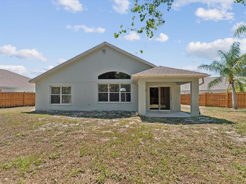 Rear View of the home