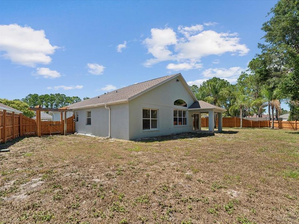 Rear Left View of the Home