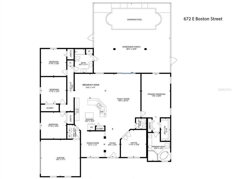 E Boston St Floor Plan