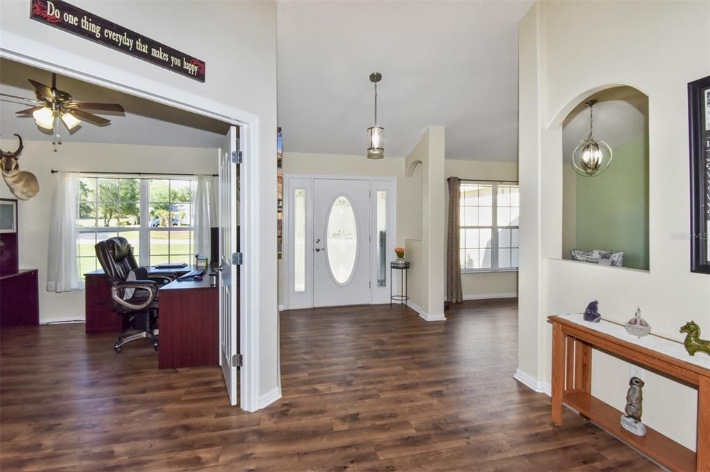 Large Open Foyer To Office