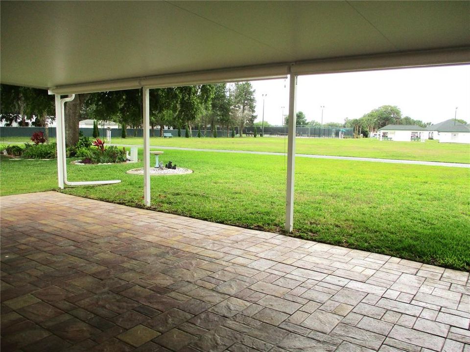 super sized covered patio