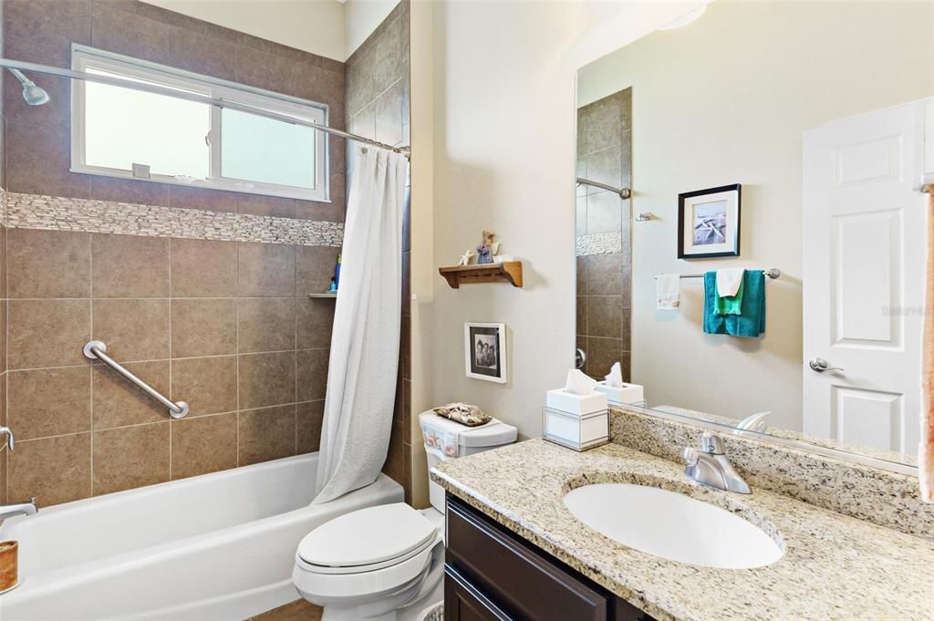 Guest Bath with Tub and Shower Combo