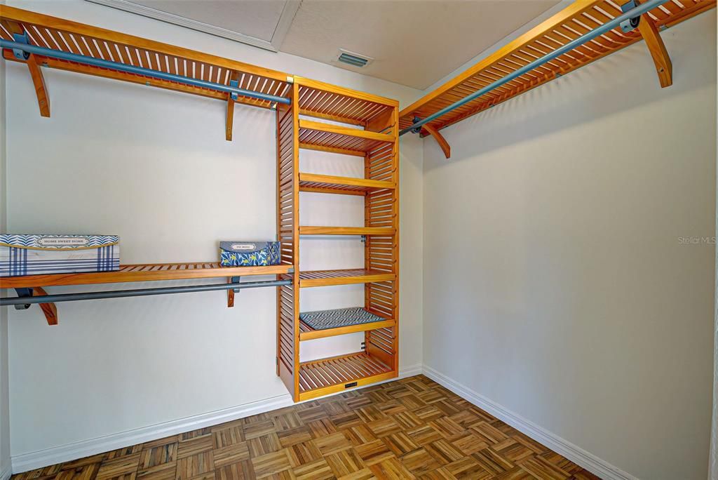 Large walk in closet in the Primary bedroom