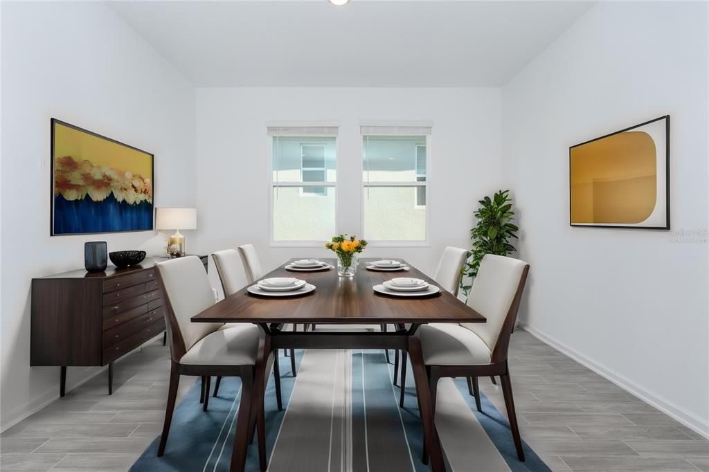 Dining Room - virtually staged