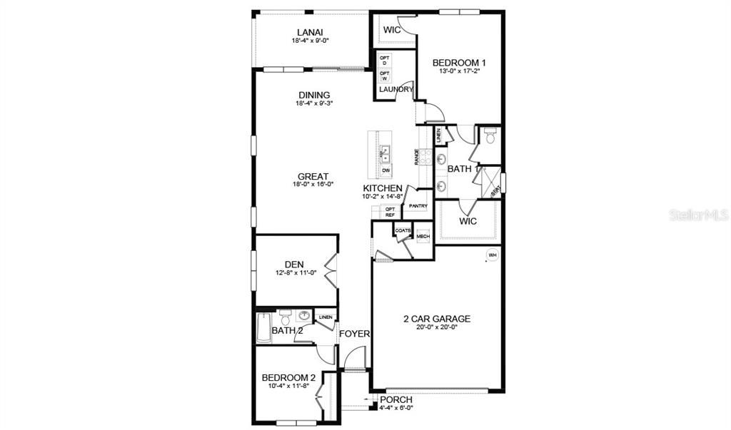 Active With Contract: $499,999 (2 beds, 2 baths, 1816 Square Feet)