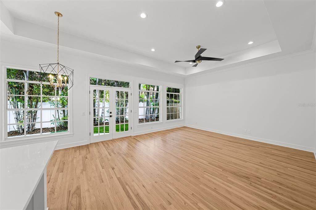The home features all new fixtures, solid wood floors and an abundance of natural light