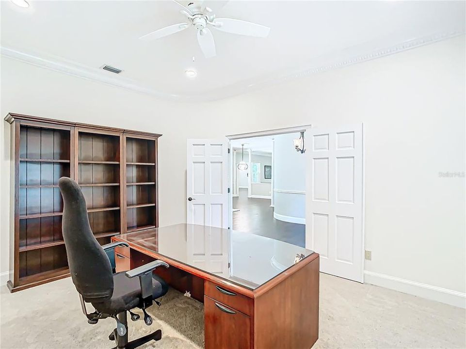 Spacious office near the front door
