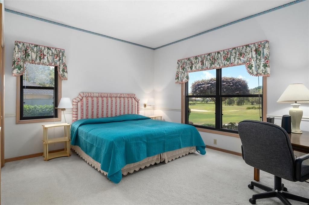 2nd bedroom with golf course views