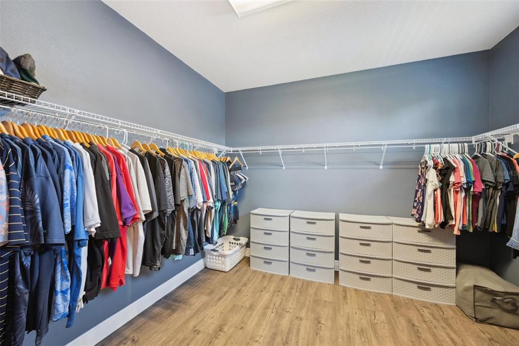 Primary Bedroom walk in closet