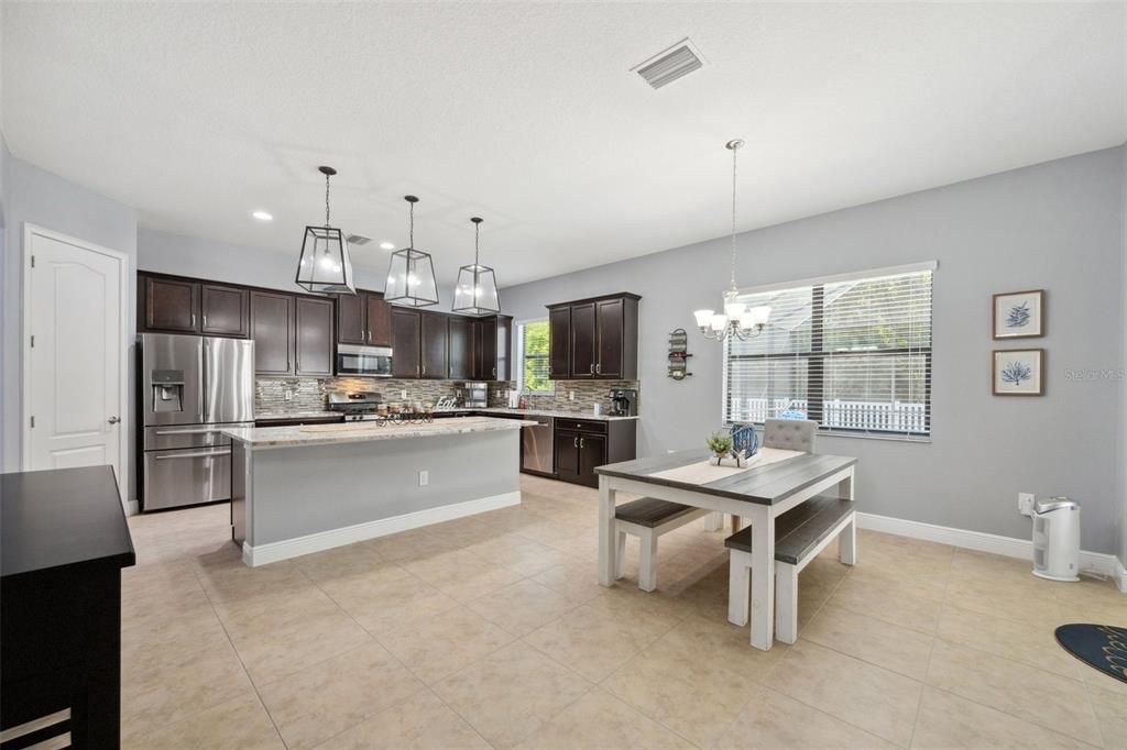 Large dining area