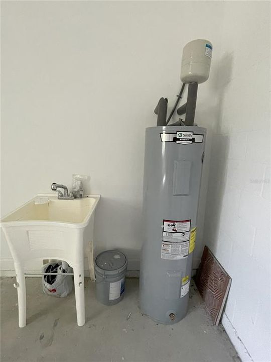 Water Heater and Laundry Sink 7B