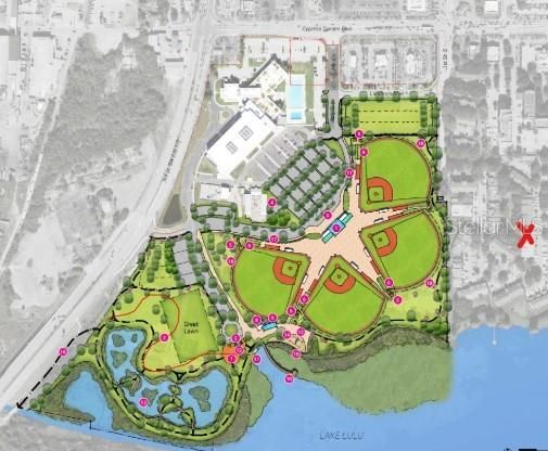 The Baseball Park  Redevelopment next door to Park Lake Community