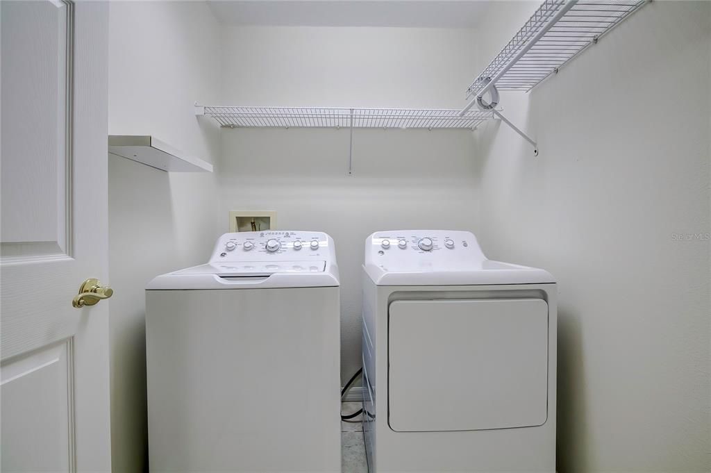 Inside laundry room