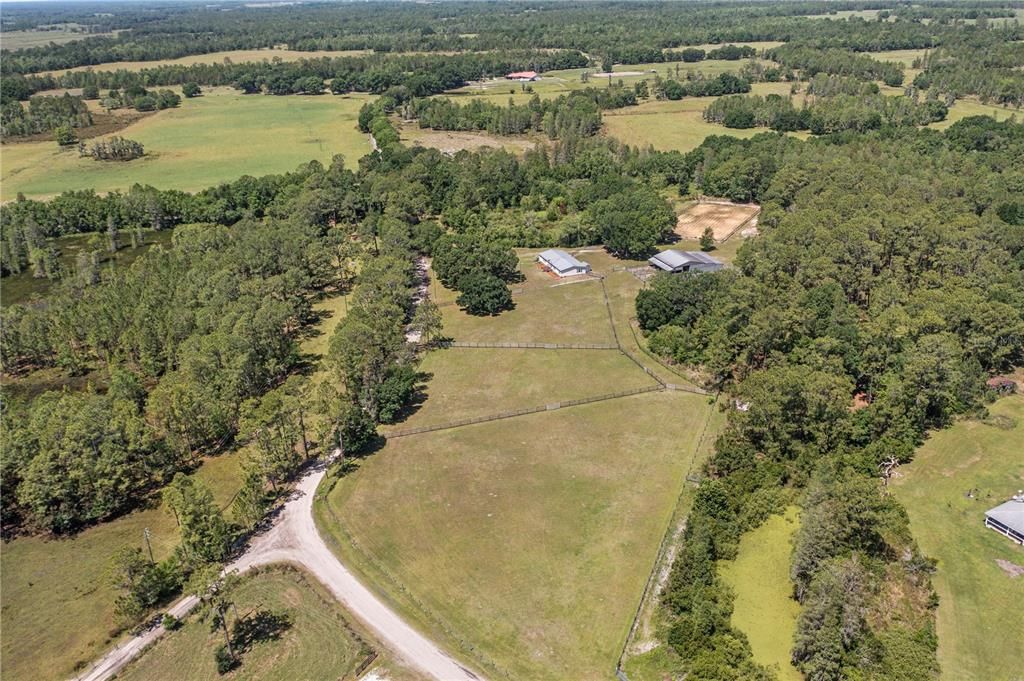 Aerial of property