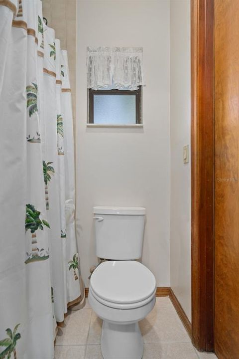 Half Bath with access from garage