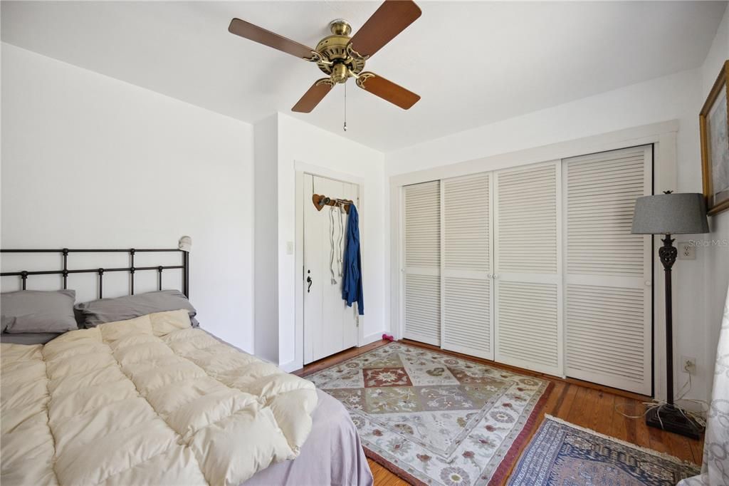 As you can see, the bedroom offers an extended built in closet.