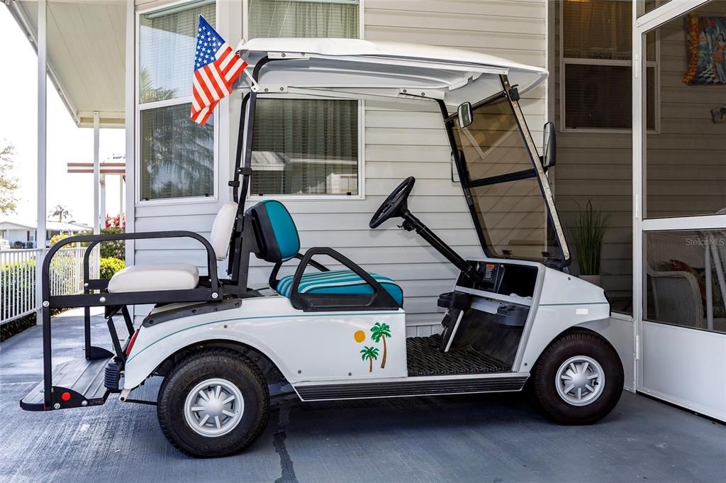 golf cart included