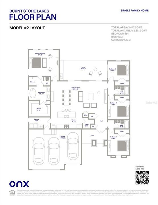 合同活跃: $669,900 (4 贝兹, 3 浴室, 2351 平方英尺)