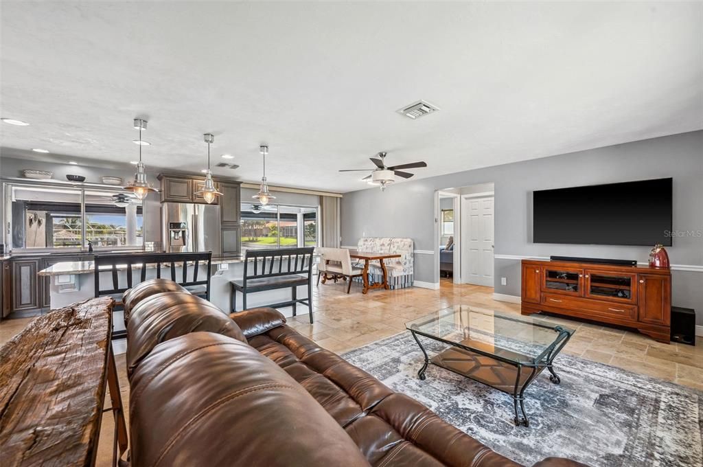 Family Room~ Kitchen ~ Dining. Perfect for spending time with family and friends.