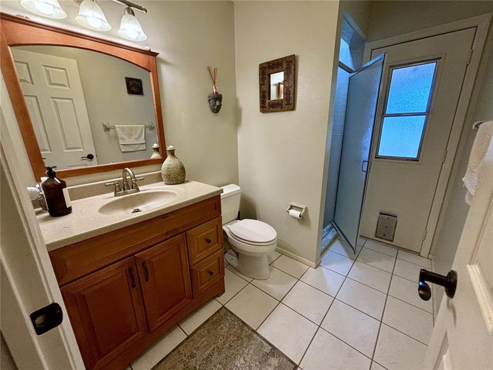 Guest or second Bath with shower and exit to the 2nd lanai.