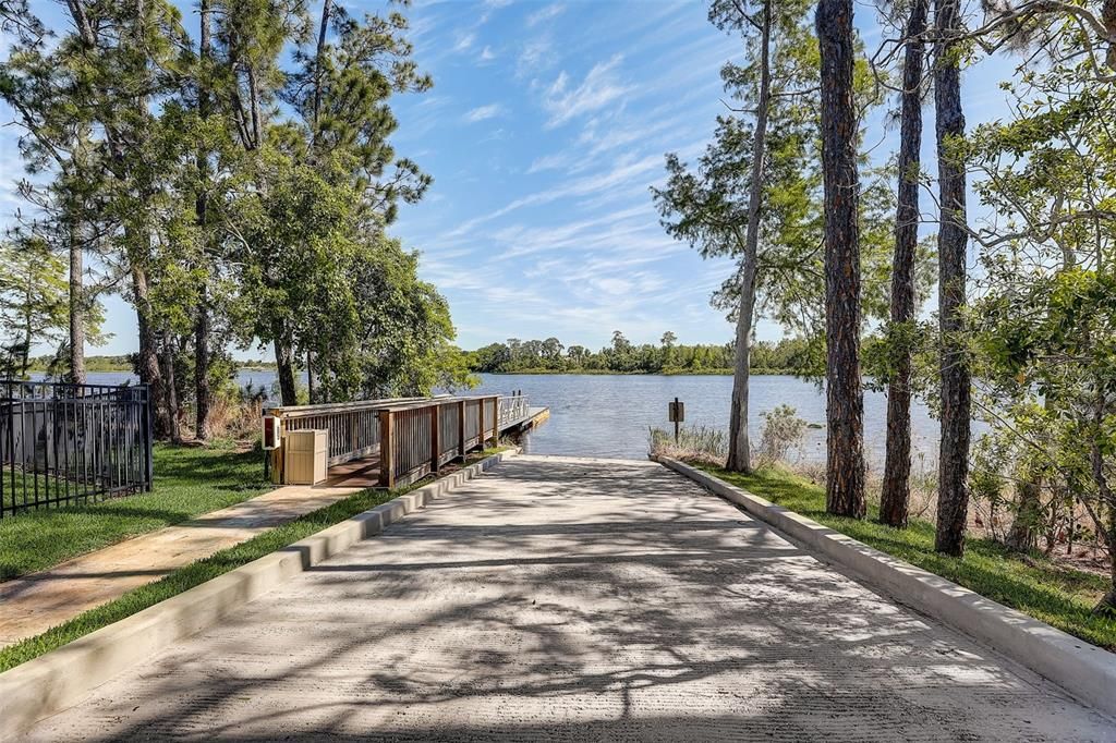 PRIVATE COMMUNITY BOAT RAMP TO SOUTH LAKE