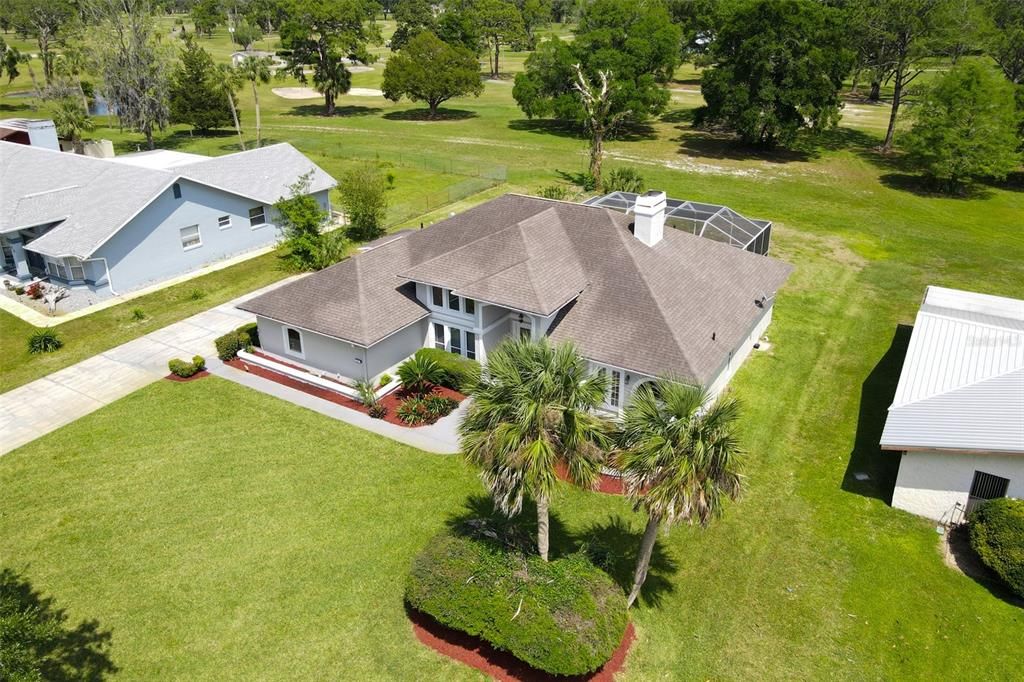 Aerial of Front of Home
