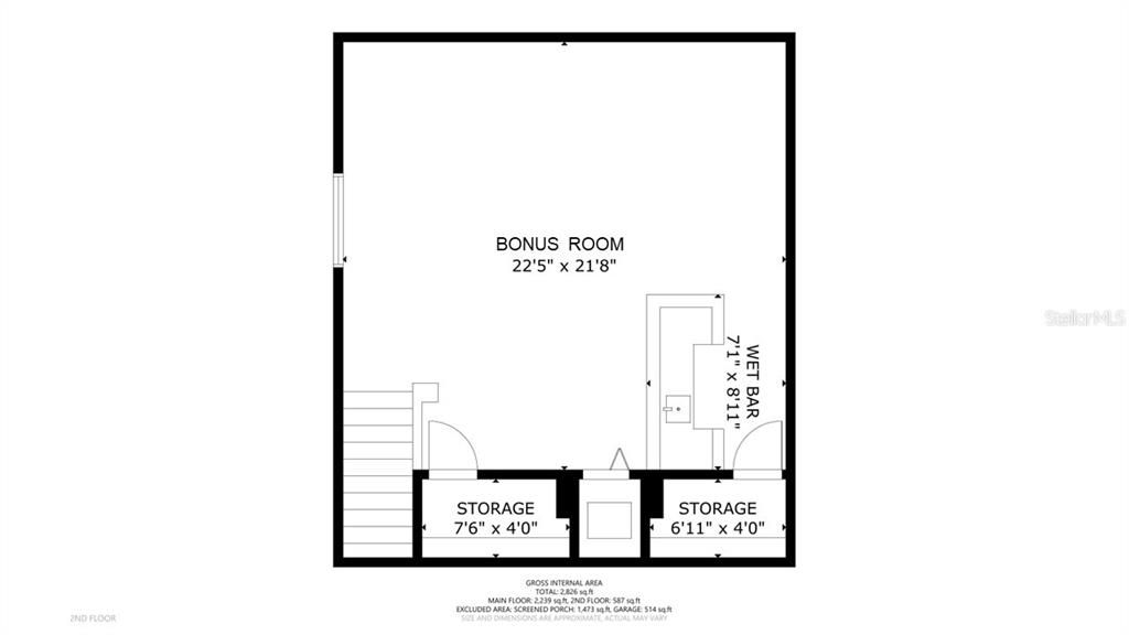 Floor Plan - Bonus Room