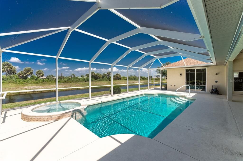 Nobody is looking into your pool area from this home!