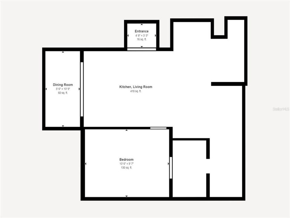 For Rent: $1,525 (1 beds, 1 baths, 745 Square Feet)