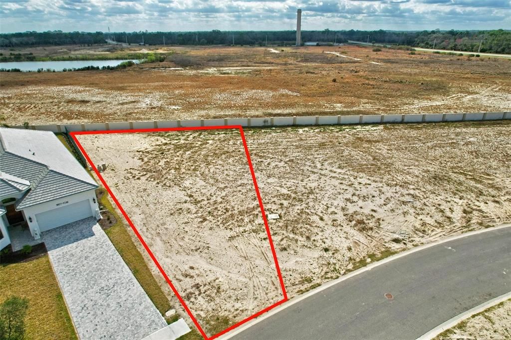 Oversized lot ready for your new home!
