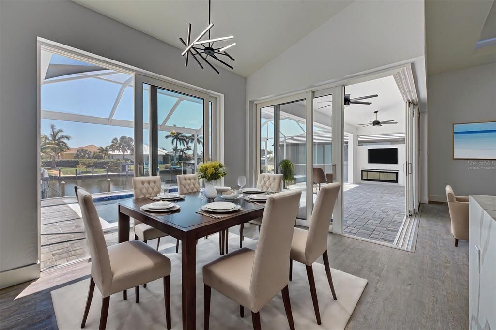 Formal Dining w/Waterview (virtually staged)