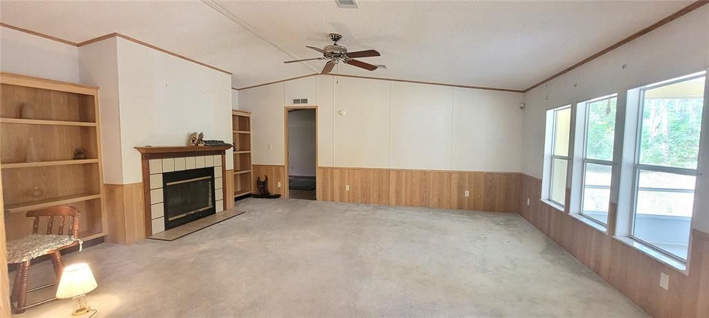 Livingroom from Dining room entrance left of front door