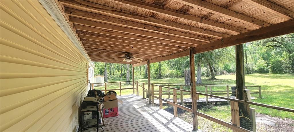 Back Porch/Deck looking South.