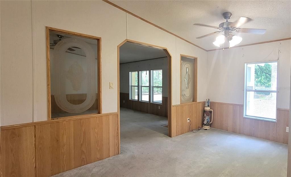 Dining room viewed from Bedroom hallway