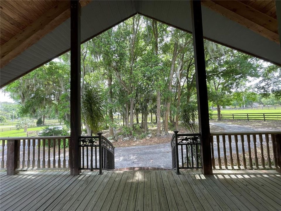 View of Oak Hammock From Covered  Front PorchCircular Drive