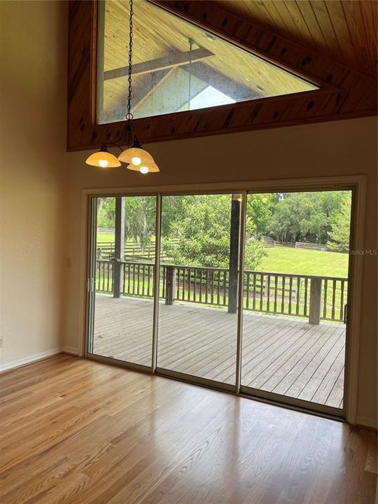 Master Bedroom, Brand New Sliders to Deck