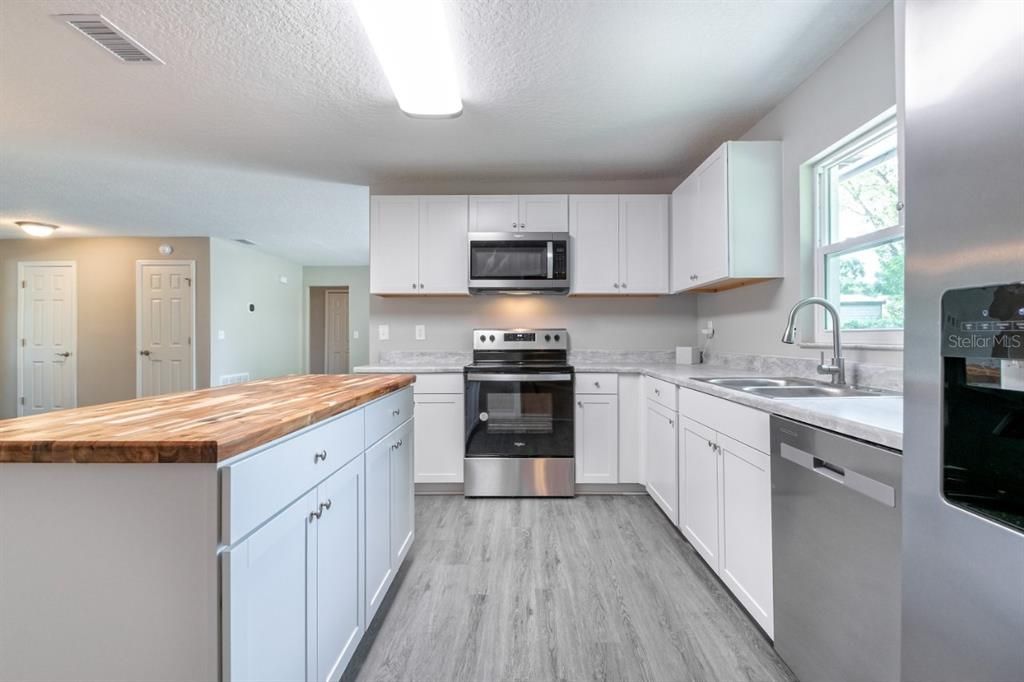 Kitchen and Family Room