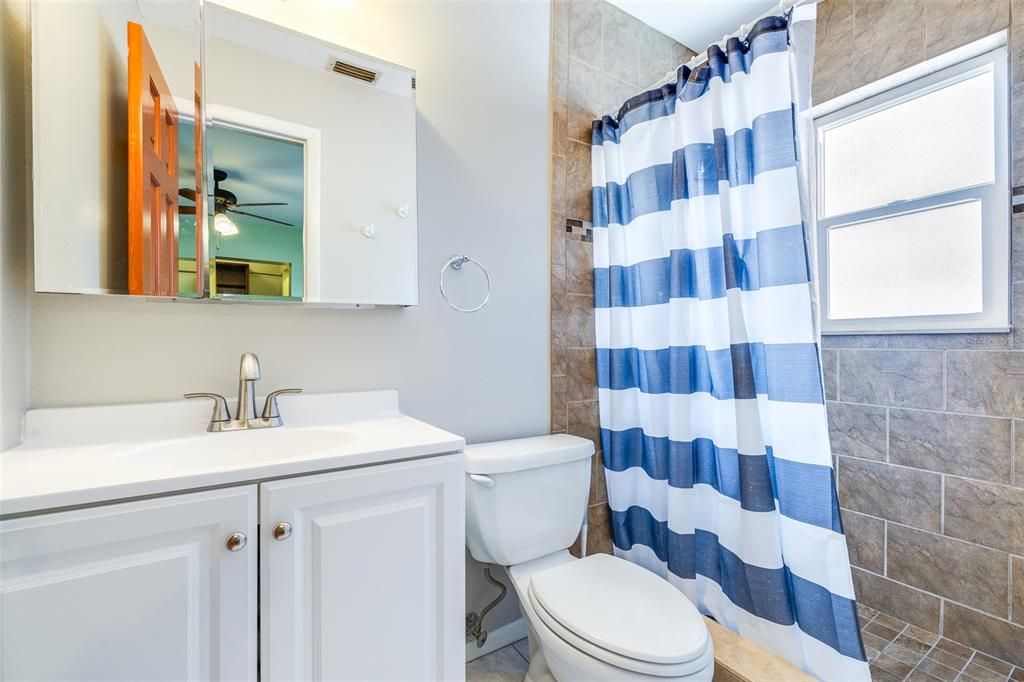 Bathroom With Step-In Shower
