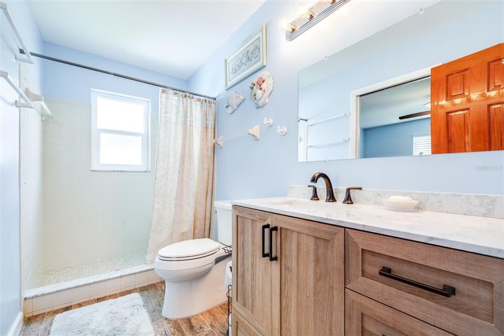 Attached Bathroom With Step-In Shower