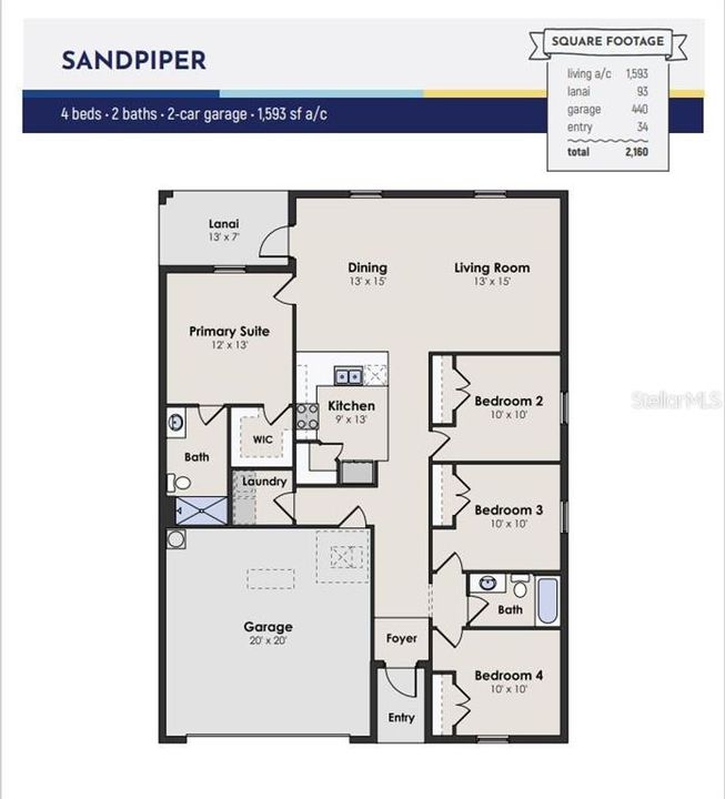 合同活跃: $312,990 (4 贝兹, 2 浴室, 1593 平方英尺)