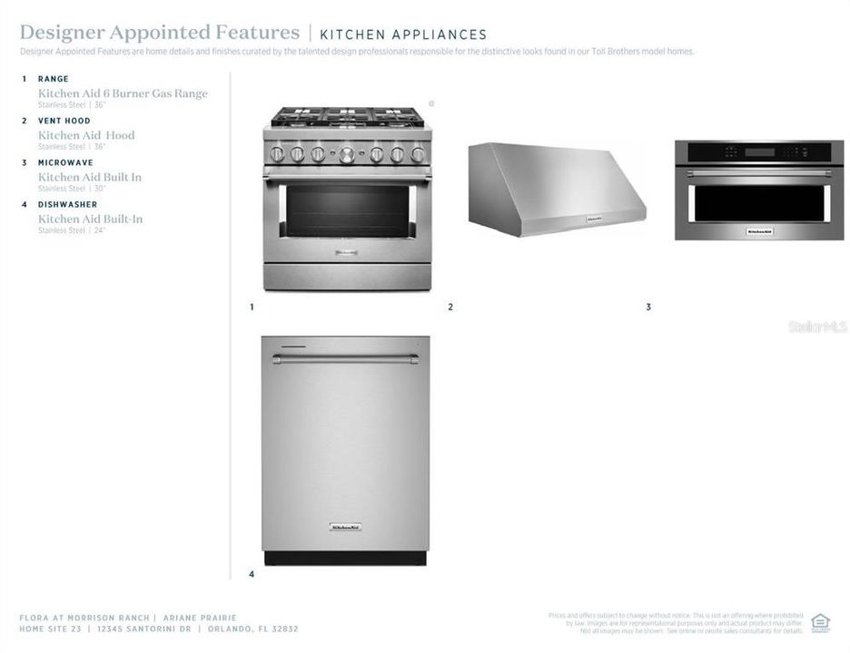 KitchenAid appliances