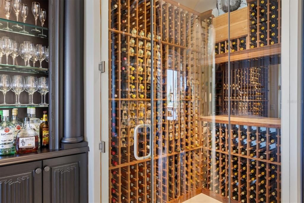 500+ bottle wine room