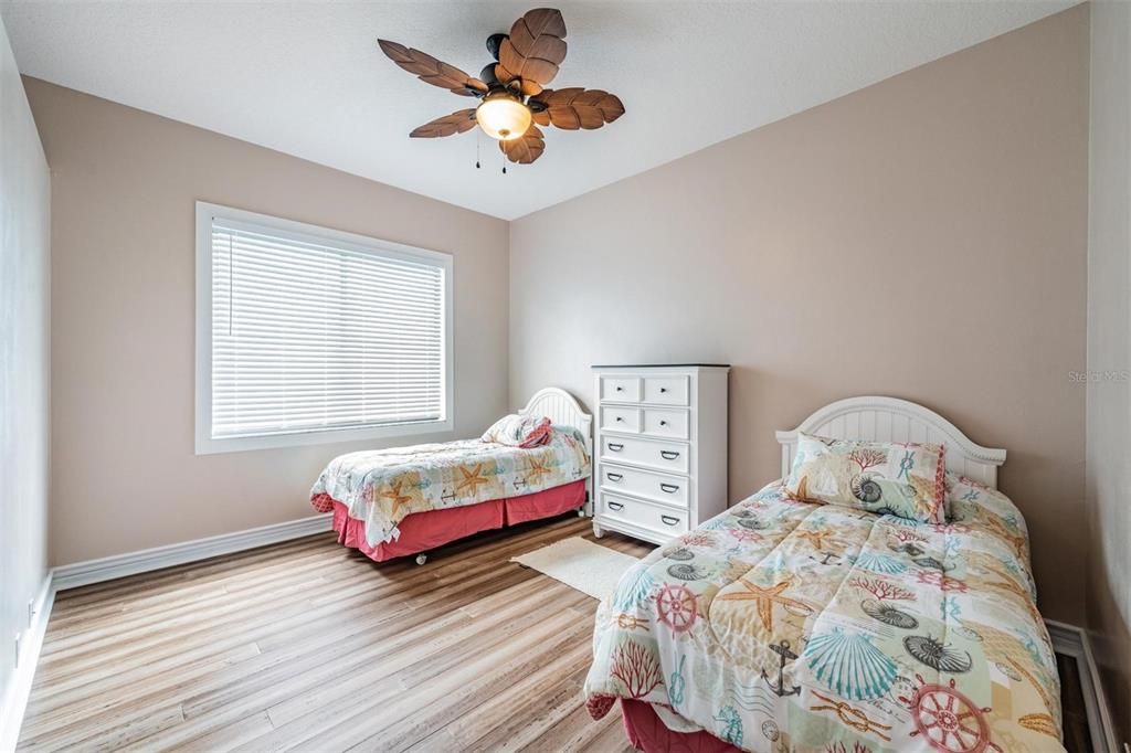 Bedroom 4 with ceiling fan