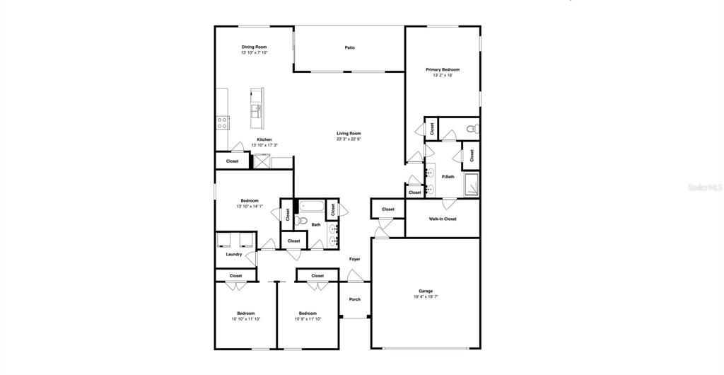 Active With Contract: $329,900 (3 beds, 2 baths, 2368 Square Feet)