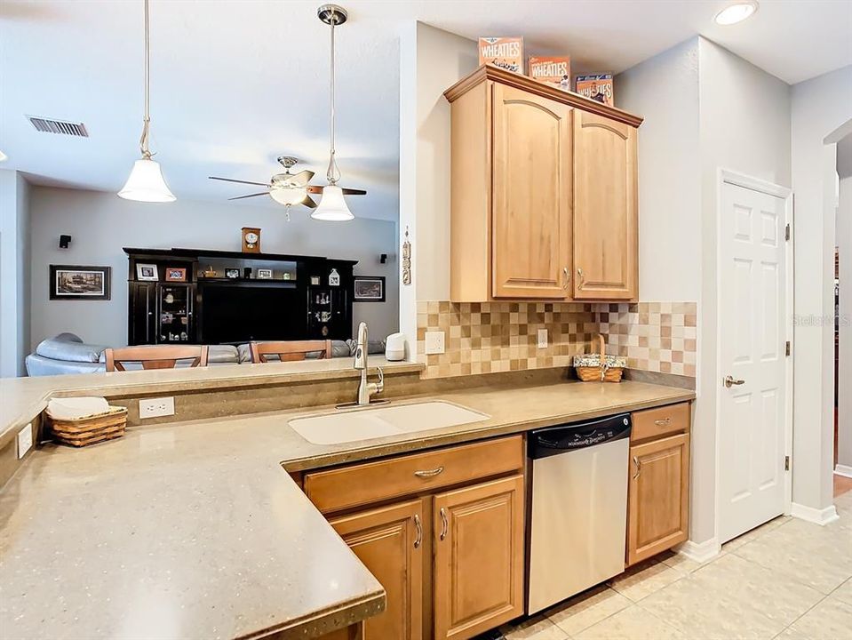 OPEN KITCHEN TO LIVING ROOM