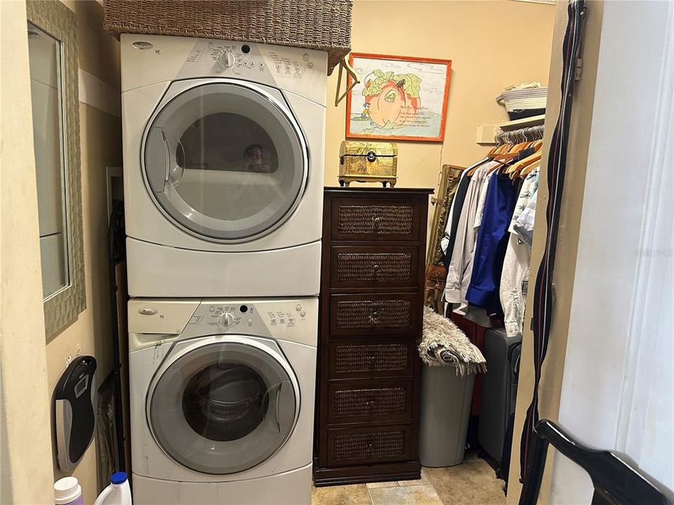 In-Unit Washer and Dryer in closet - most units don't have this