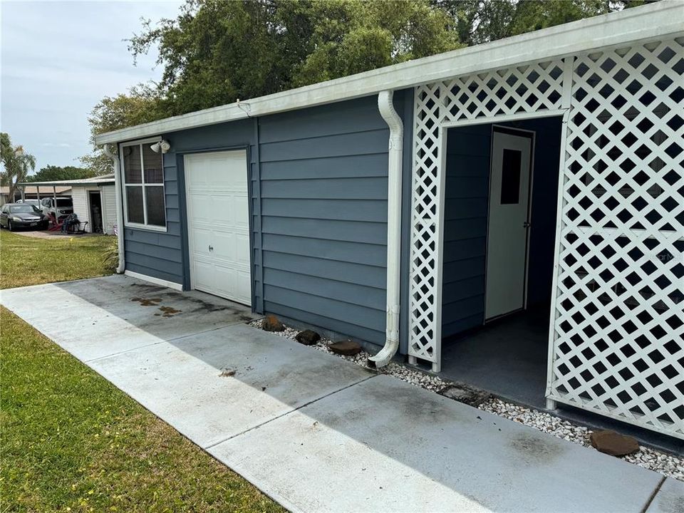 Golf Cart Garage.