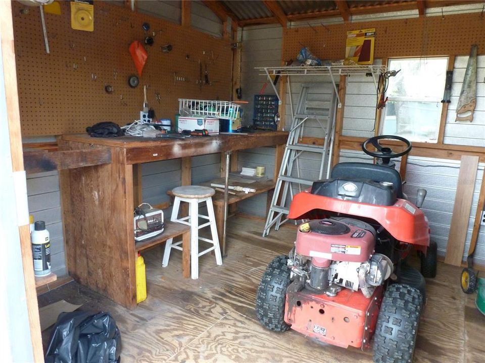 Work Shed Interior