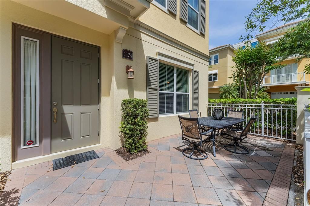 Front Door with Courtyard